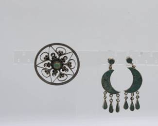Vintage Mexico Silver Jewelry Pieces- Shippable