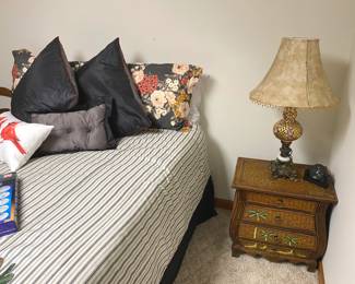 Nice Full Size Bed & Night Stand