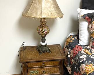 Night Stand & Lamp