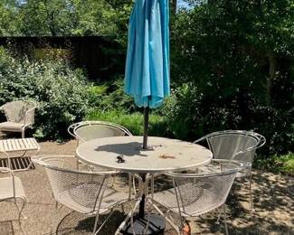 Patio table and chairs