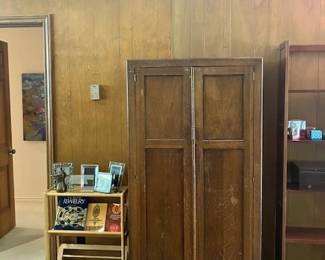 Book rack, frames, wardrobe