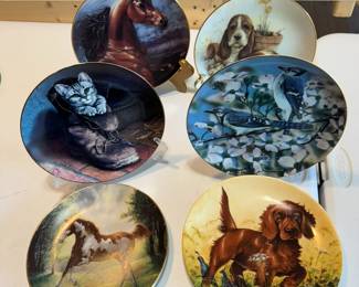 Over 100 collector plates. Many have paperwork. Some really cute collections as well.