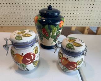 Cookie jars, and canisters