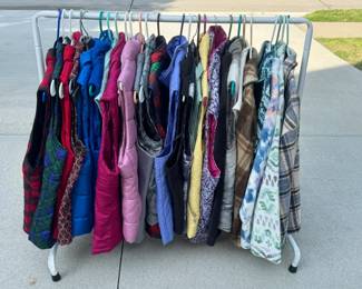 It's hot now, but fall/winter will be here before you know it. Get a puffy vest to keep you warm.