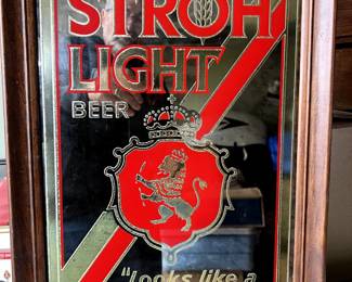 Stroh beer sign