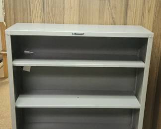 Metal bookcase