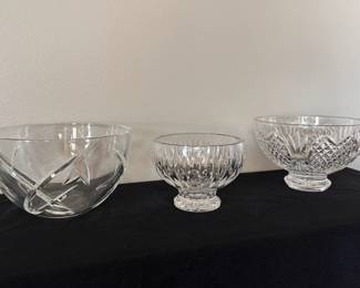 Waterford crystal bowls