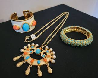 Kenneth Lane enamel fine costume jewelry