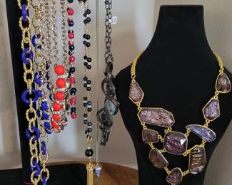 Costume jewelry necklaces