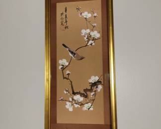 Original Asian Silk painting