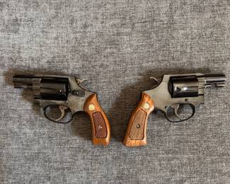 Pair of Smith & Wesson 38 Special Model 36