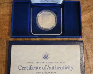 1987 U.S. Silver Dollar