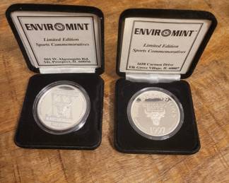 Limited Edition Chicago Bulls Silver Coins