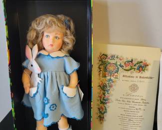 Italian Lenci doll Bettina with box 1980s