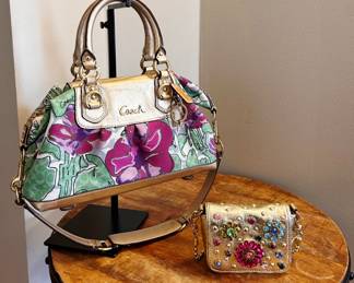 Coach bag and mini crossbody Coach purse