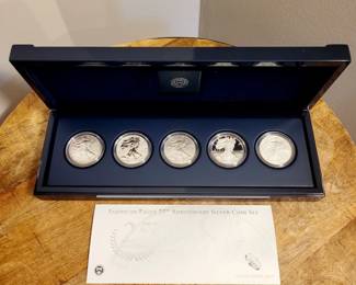 25th Anniversary American Eagle Silver Coin Set