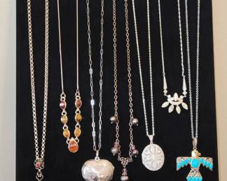 Sterling silver necklaces
