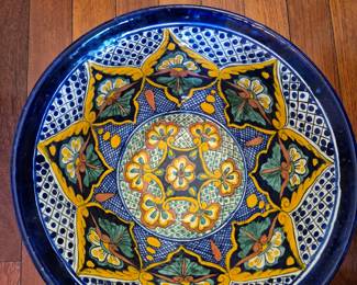 Mexican pottery large bowl