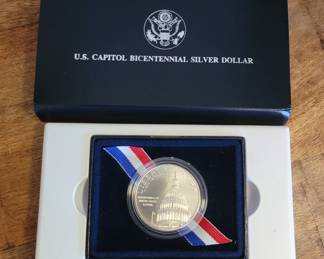 1994 U.S. Capitol Bicentennial Silver Dollar