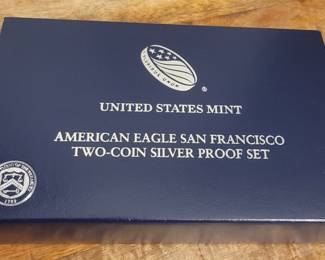 U.S. Mint American Eagle SF two-coin Silver Proof Set