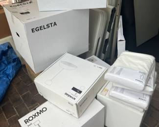 Various IKEA light fixtures and items