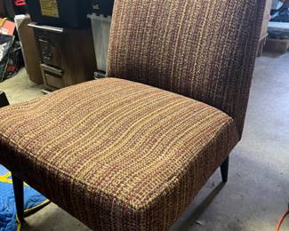 MCM style tweed chair