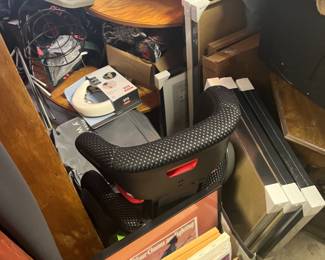 Frames, art, car seat and baby accessories