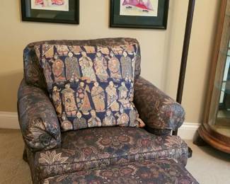 2nd floor, club chair and otto Tarkington 