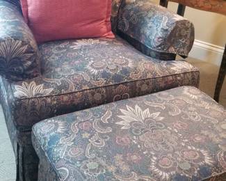 2nd floor, club chair and ottoman from Tarkington 