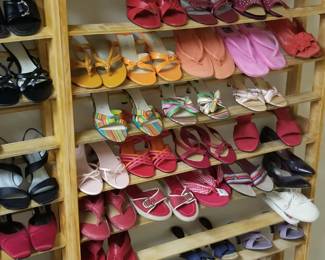 Second floor closet of Christmas room. Most are 6.5 to 7