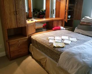 2nd floor, Fun oak wall bed unit