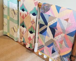 2nd floor landing, Beautiful quilts