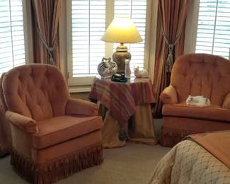 2nd floor bedroom,  great pair of swivel chairs 