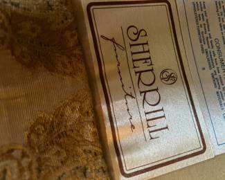 #1 Sherrill Sofa w/button Back - 70" Wide Cream/Sage Green Antique Gold $200.00
#2 Sherrill Sofa w/button Back - 70" Wide Cream/Sage Green Antique Gold $200.00