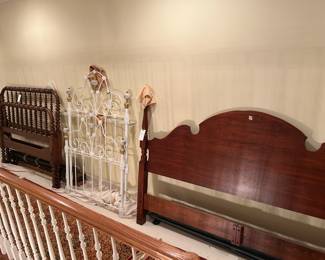 #48 King Wood Headboard Only w/hollywood frame $125.00