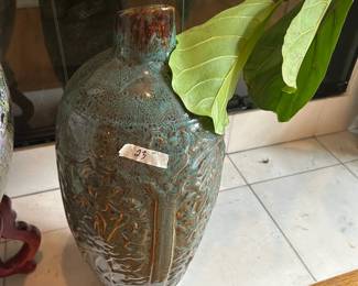 #157 Ceramic Vase - 23" Tall $30.00