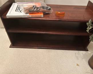 #83 Wood Shoe Shelf - 32x13x17 $30.00