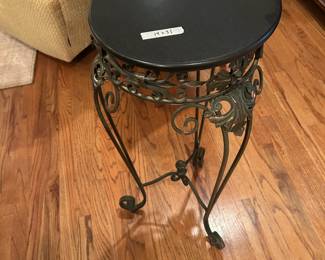 #169 Marble Top Metal Base Fern Stand - 14x31 $35.00