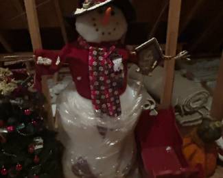 #77 4' Tall Snowman $25.00