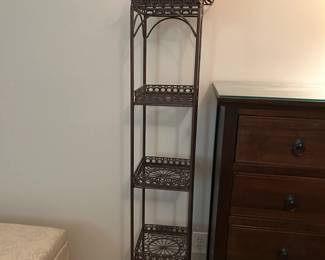 #37 Metal Display Stand w/4 shelves - 10square x 72 - Heavy $125.00