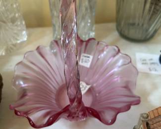 #123 Fenton Purple Gift Basket $20.00
