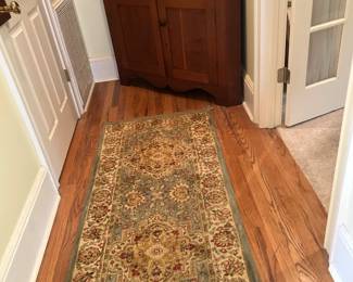 #115 Shaw Machine Made Runner Rug - Sage Green/Rust/Cream - 30x95 $75.00
#116 Shaw Machine Made Runner Rug - Sage Green/Rust/Cream - 30x95 $75.00
#117 Shaw Machine Made Runner Rug - Sage Green/Rust/Cream - 30x66 $65.00
#118 Shaw Machine Made Runner Rug - Sage Green/Rust/Cream - 30x150 $175.00
#119 Shaw Machine Made Runner Rug - Sage Green/Rust/Cream - 30x116 $150.00
