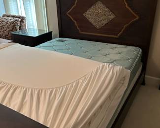 Mattress set and topper included with the bed