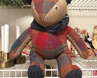 #89 Pendleton Bear Stuffed Animal Pattern $40.00