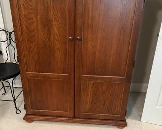 #29 Wood Desk Center w/2 doors & pull-out Tray - 42x24x54 $75.00