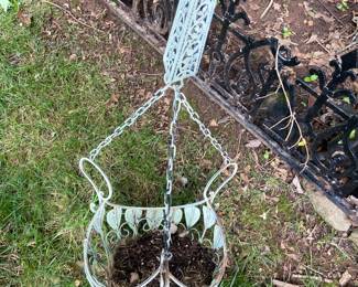 #233 metal hanging baskets painted green $25.00
#234 metal hanging baskets painted green $25.00