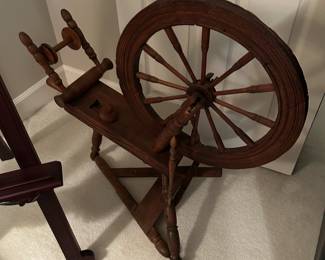 #34 Wood Small Spinning Wheel - 22" Tall x 33" Long $45.00