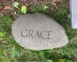 #244 Grace rock carved in it $20.00