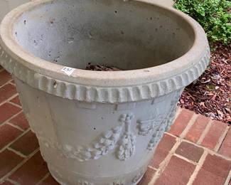 #230 concret large pot 23x19 $75.00
#231 concrete large pot 23x19 $75.00