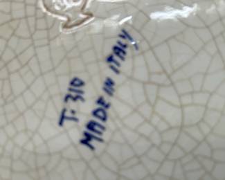 #160 Italian Deco Plate of Boy - Made in Italy $40.00
#161 Italian Ceramic Decorative Plate of Woman $40.00